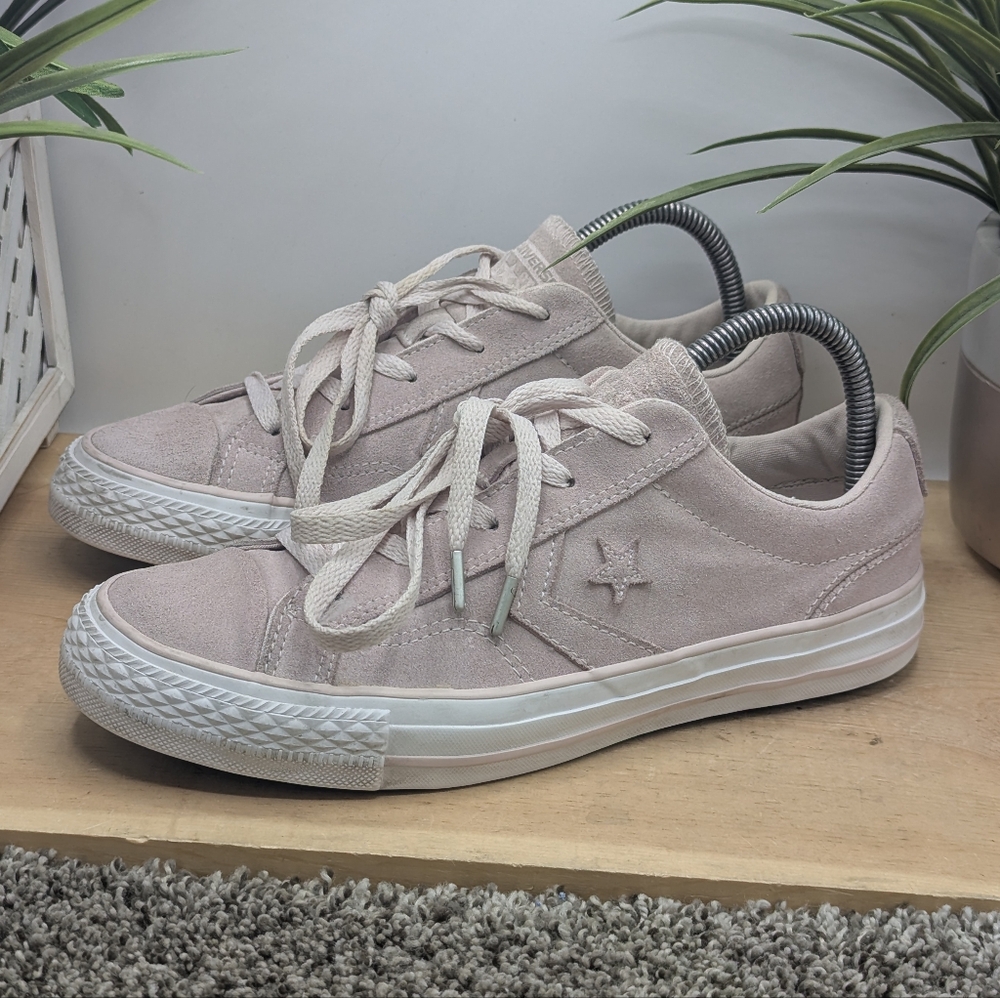 Converse All Star Pink Suede Low Ox Women's Size 8 Shoes Casual Walking Skate